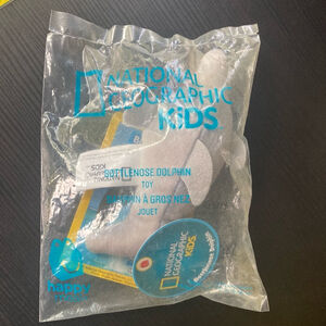 National Geographic Kids Plush Toy Dolphin Gray